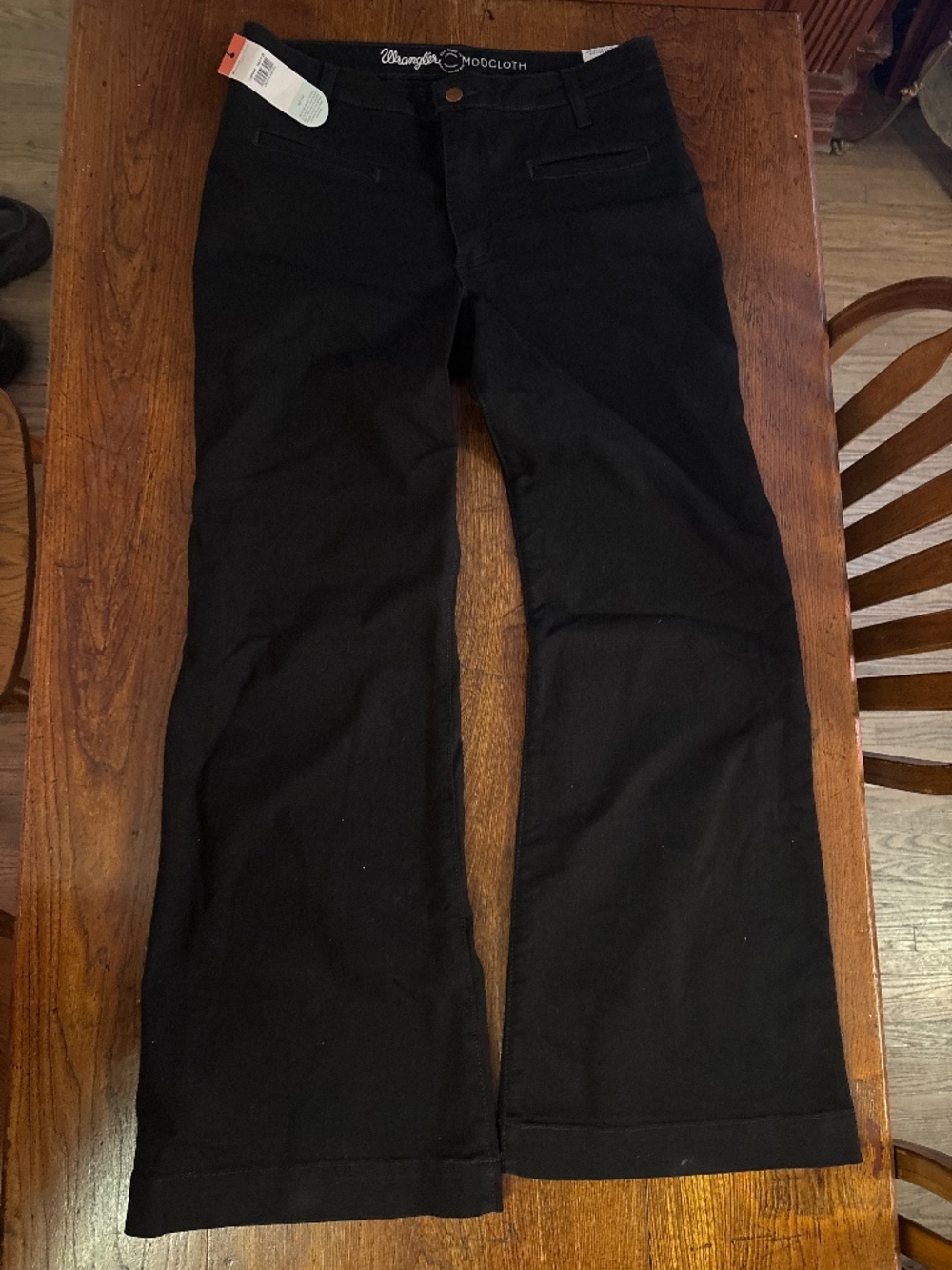 NWT ModCloth x Wrangler black bell bottoms 14W x 33